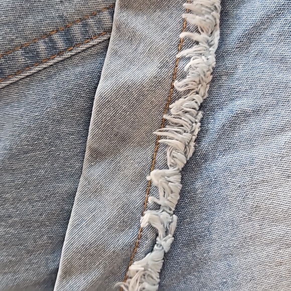 ADORABLE RILEY LONG DISTRESSED JACKET/ DRESS - Picture 9 of 12